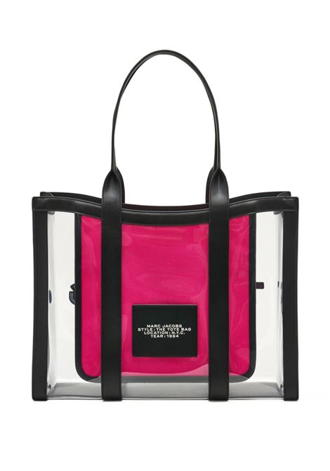 Black and pink the large clear tote bag Marc Jacobs - women MARC JACOBS | 2P4HTT045H03001