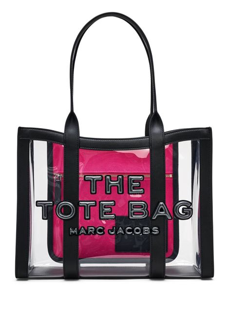 Black and pink the medium clear tote bag Marc Jacobs - women MARC JACOBS | 2P4HTT046H03001