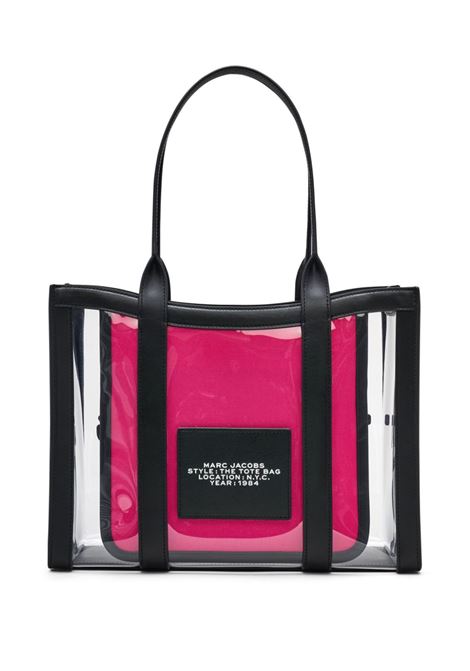 Black and pink the medium clear tote bag Marc Jacobs - women MARC JACOBS | 2P4HTT046H03001