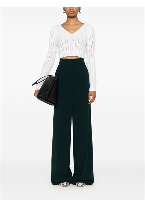 Green Leccio trousers Maxmara - women MAXMARA PIANOFORTE | 2421136044600004