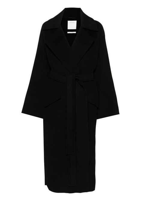 Black orense belted coat Maxmar Sportmax - women MAXMARA SPORTMAX | 2422016011600004