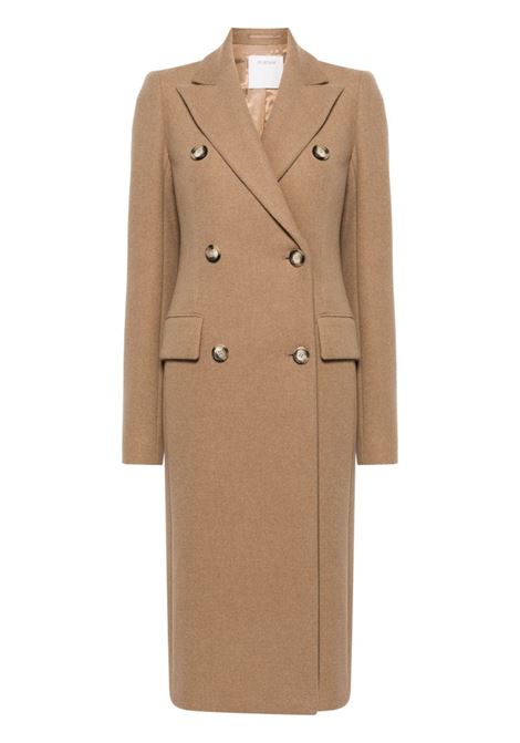 Brown ghia double-breasted coat Maxmra Sportmax - women