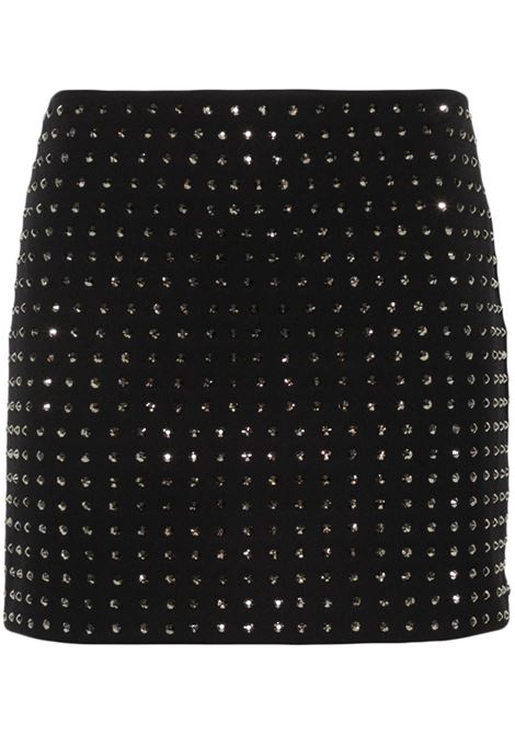 Mini gonna con strass iacobo in nero Maxmara Sportmax - donna MAXMARA SPORTMAX | Gonne | 2422776014600002