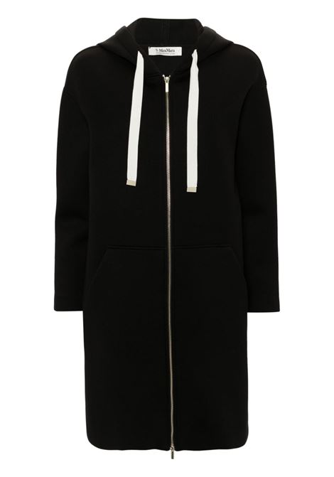 Black zurca double-breasted coat Maxmara Timeless - women