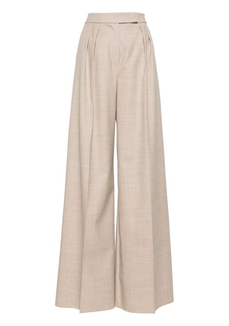 Beige entrata palazzo trousers Maxmara - women  MAXMARA | Trousers | 2421136273600001