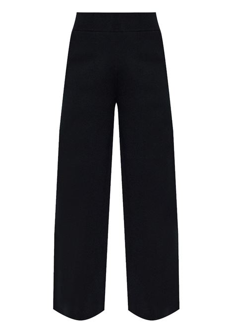 Black Zigote wide-leg wool trousers MaxMara - women