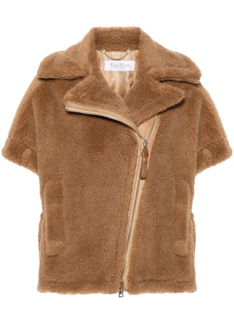 Brown newmanto short cape Maxmara - women MAXMARA | Outerwear | 2424736342600001