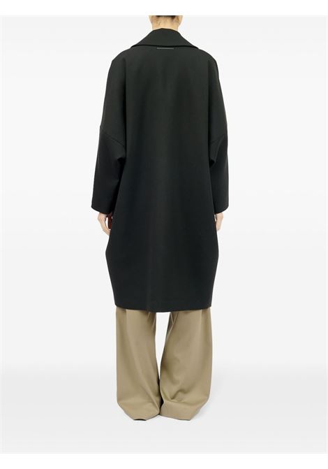 Black single-breasted coat MM6 Maison Margiela - women MM6 MAISON MARGIELA | S52AA0178M35154900