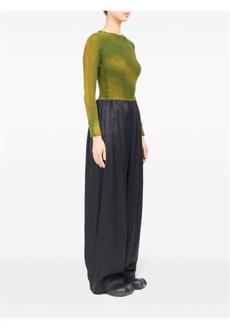 Black pleated high-waist trousers MM6 Maison Margiela - women MM6 MAISON MARGIELA | S52KA0501S54450900