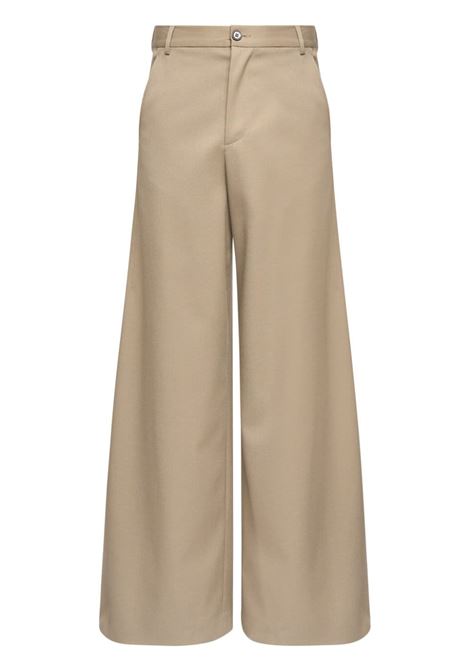 Pantaloni sartoriali a gamba ampia in beige di MM6 Maison Margiela - donna MM6 MAISON MARGIELA | S52KA0513S47848741