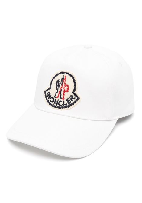 White logo-appliqu? cap Moncler - unisex