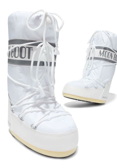 Stivali da neve stringati in bianco - unisex MOON BOOT | 80D1400440A001