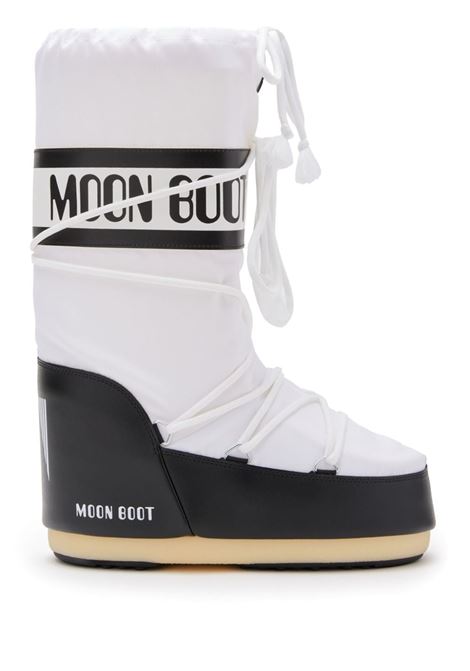 Stivali Icon in bianco e nero Moon Boot - unisex