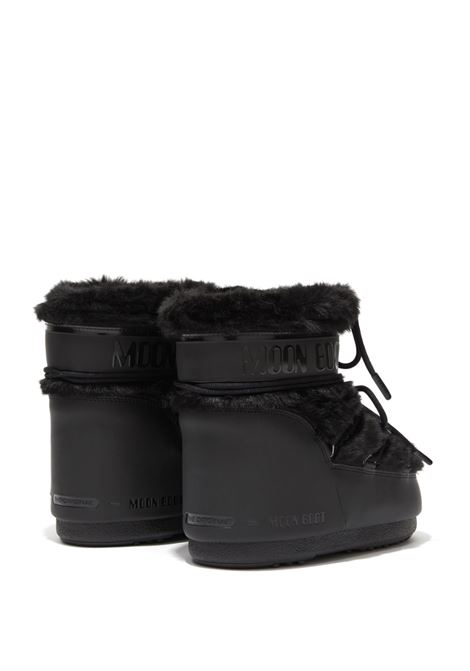 Black Icon Low faux-fur detail ankle boots - unisex MOON BOOT | 80D1409390N001