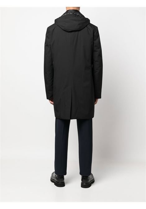 Cappotto con cappuccio in nero di Moorer - uomo MOORER | MOUCA100030U0001