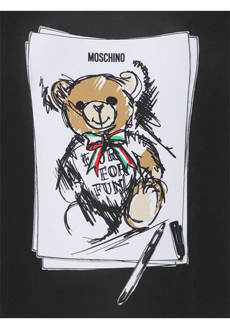 Costume intero stampa Teddy in nero Moschino - donna MOSCHINO | 420355762555