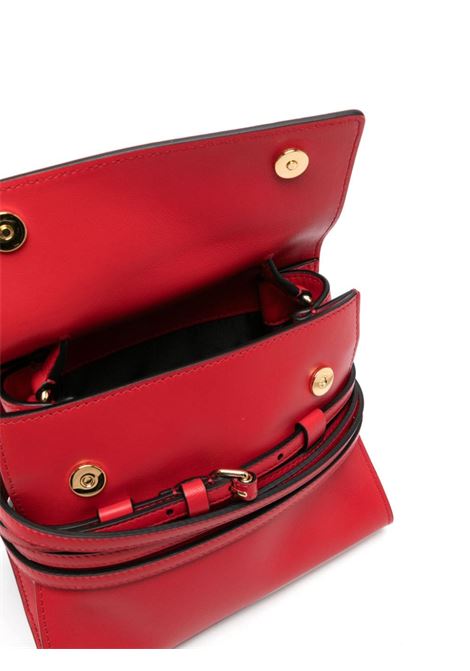 Borsa tote con cintura decorativa in rosso Moschino - donna MOSCHINO | 757280020115