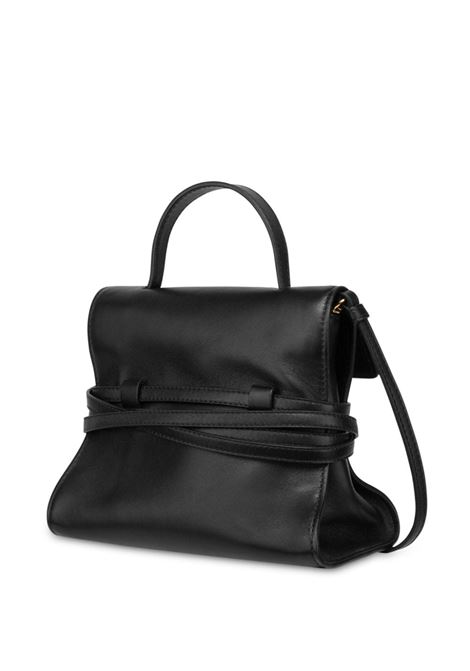 Borsa tote con cintura decorativa in nero Moschino - donna MOSCHINO | 757280021555