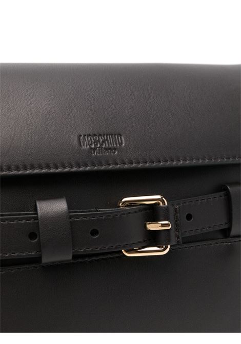 Borsa a spalla Tie Me in nero Moschino - donna MOSCHINO | 757380020101