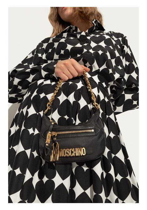 Black logo-lettering bag Moschino - women MOSCHINO | B738082023555