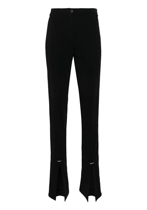 Black pierced trousers Mugler - women  MUGLER | 24F1PA04404701999