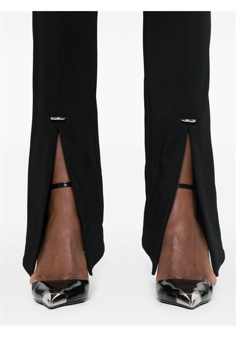 Pantaloni svasati con piercing in nero Mugler - donna MUGLER | 24F1PA04404701999