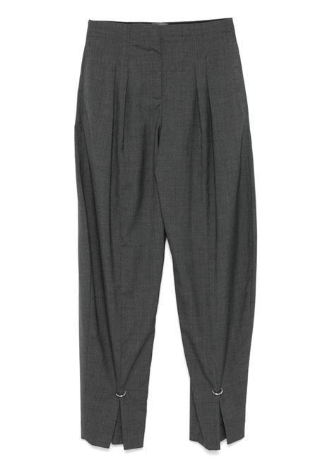 Grey pierced tailored trousers Mugler - women 