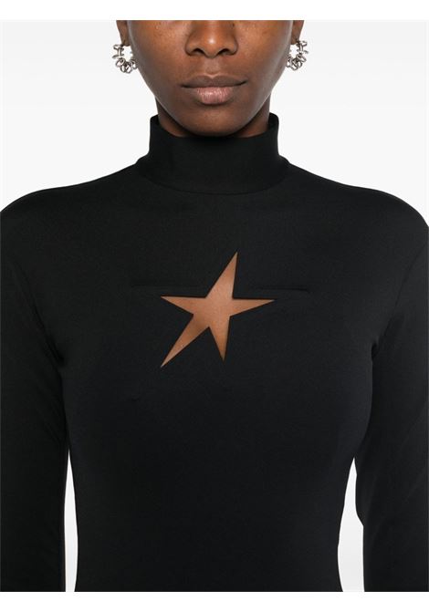 Black star long-sleeved top Mugler - women  MUGLER | 24F1TO07258591999