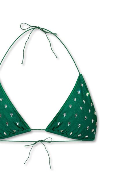Green rhinestone-embellished high-waisted bikini Os?ree - women OSÉREE | GMF246GRN