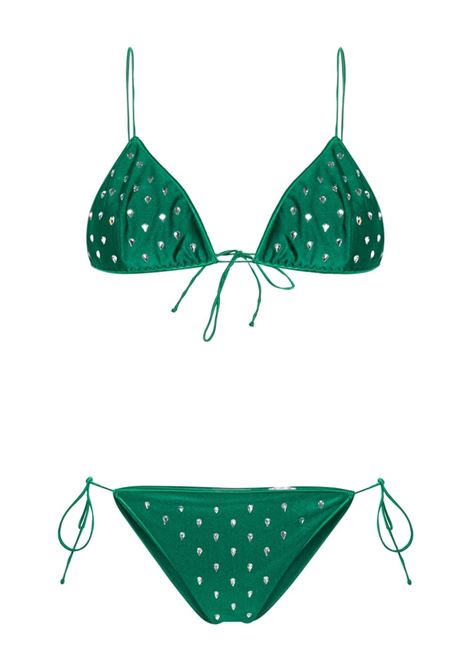 Bikini con decorazione in verde di Oséree - donna OSÉREE | GTF246GRN
