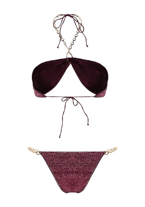 Purple Lumi?re O Chain lurex bikini Os?ree - women OSÉREE | LBF246AUBRGN