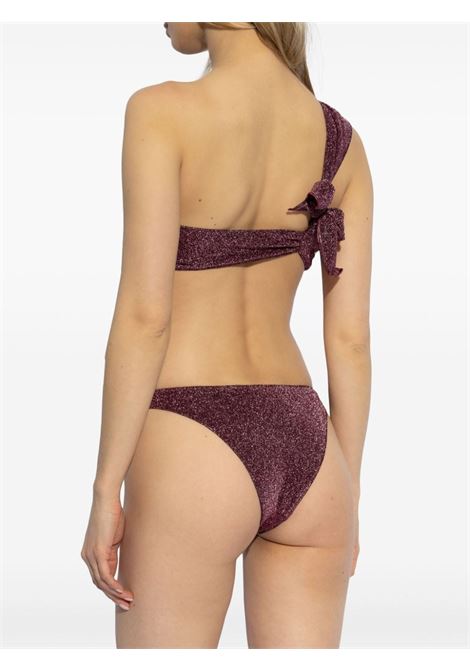 Purple one-shoulder lurex bikini Os?ree - women OSÉREE | LEF246AUBRGN