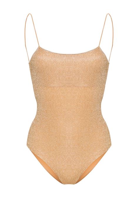 Gold Lumi?re lurex swimsuit - women OSÉREE | Swimwear | LIS601GLD