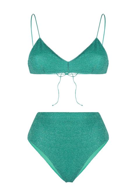 Aquamarine metallic thread bikini Os?ree - women