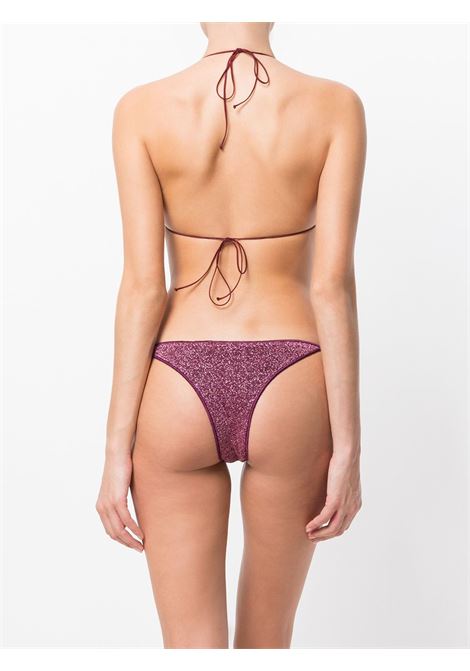 Purple Lumi?re metallic triangle bikini Os?ree- women OSÉREE | LTS601AUBRGN