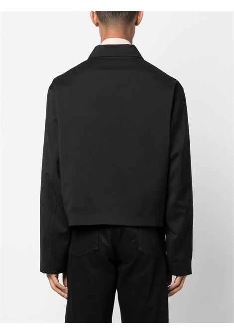 Black straight-point collar bomber jacket - men OUR LEGACY | M2230MBWBLK