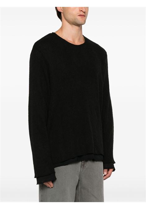 Black Double Lock sweater Our Legacy - men OUR LEGACY | M4246CBBLK