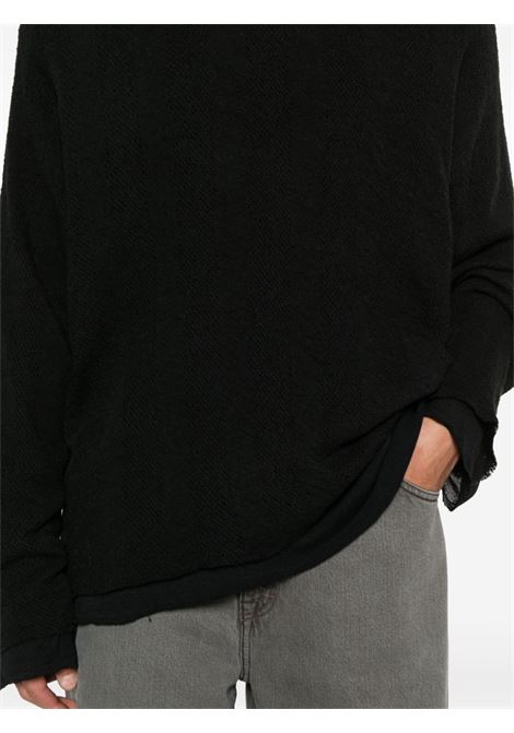 Black Double Lock sweater Our Legacy - men OUR LEGACY | M4246CBBLK