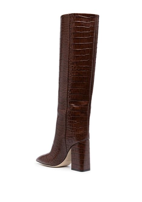 Stivali con effetto coccodrillo in marrone - donna PARIS TEXAS | PX1020XCOCOCCCLT