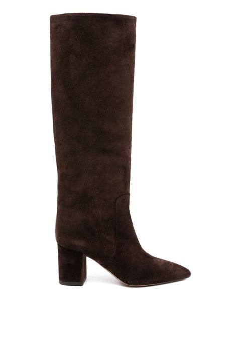 Brown suede boots Paris Texas - women