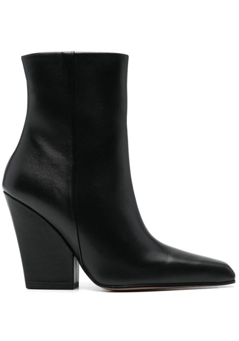 Black 100mm Jane ankle boots Paris Texas - women