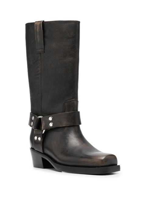 Black Roxy 45mm leather cowboy boots Paris Texas - women PARIS TEXAS | PX662XLTHBBLK