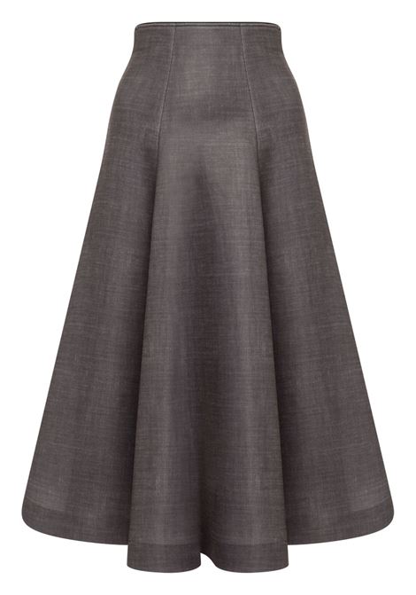 Grey flared midi full skirt Philosophy Di Lorenzo Serafini - women