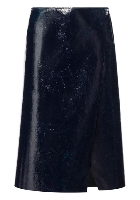 Blue glossy A-line skirt Philosophy Di Lorenzo Serafini - women 