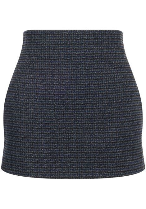 Grey high-waist tweed mini skirt Philosophy Di Lorenzo Serafini - women 