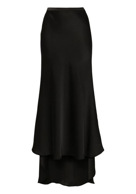 Black long satin skirt Philosophy - women PHILOSOPHY DI LORENZO SERAFINI | Skirts | 011157170555