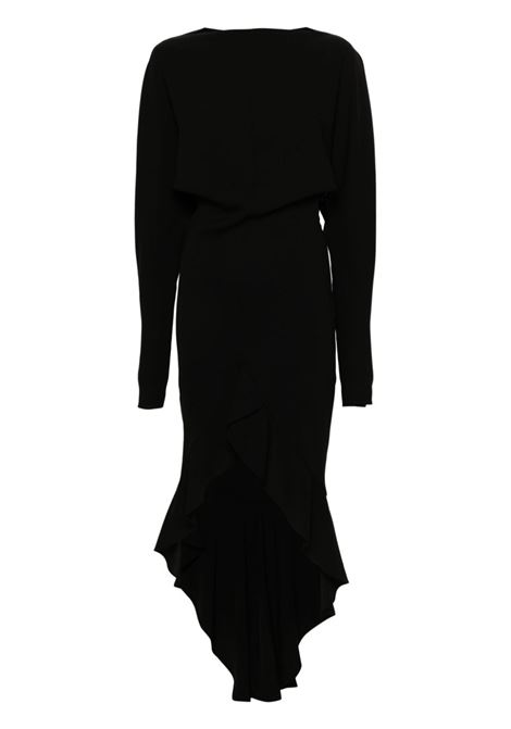 Black crepe maxi dress Philosophy di Lorenzo Serafini - women PHILOSOPHY DI LORENZO SERAFINI | Dresses | 041857190555