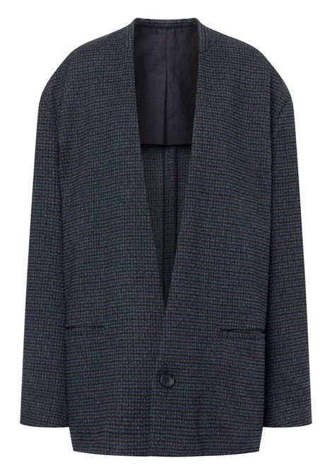 Dark grey check pattern single-breasted blazer Philosophy Di Lorenzo Serafini - women PHILOSOPHY DI LORENZO SERAFINI | Blazers | 050257261343