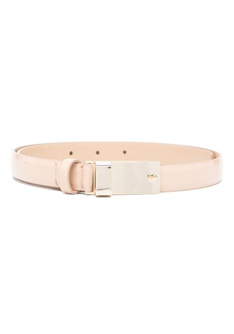 Beige patent-finish skinny belt Philosophy Di Lorenzo Serafini - women PHILOSOPHY DI LORENZO SERAFINI | Belts | 300157760179