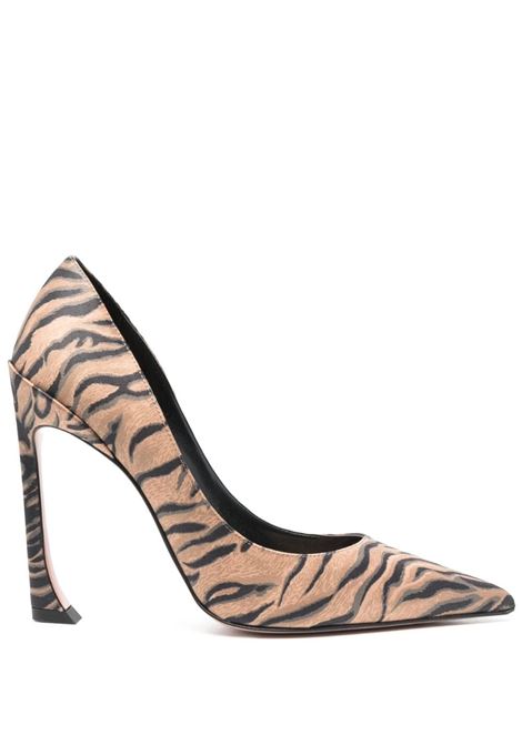 Multicolor Avangarda 110mm tiger-print pumps Piferi - women